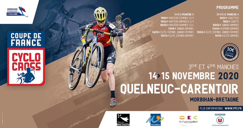 La Coupe de France de cyclocross à QuelneucCarentoir les 14 et 15