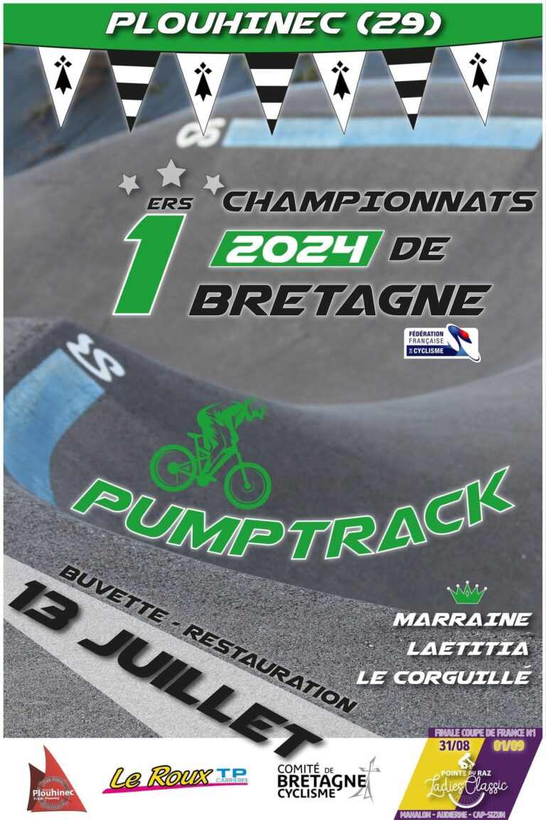 Championnats de Bretagne de Pumptrack 2024 – Engagés et programme