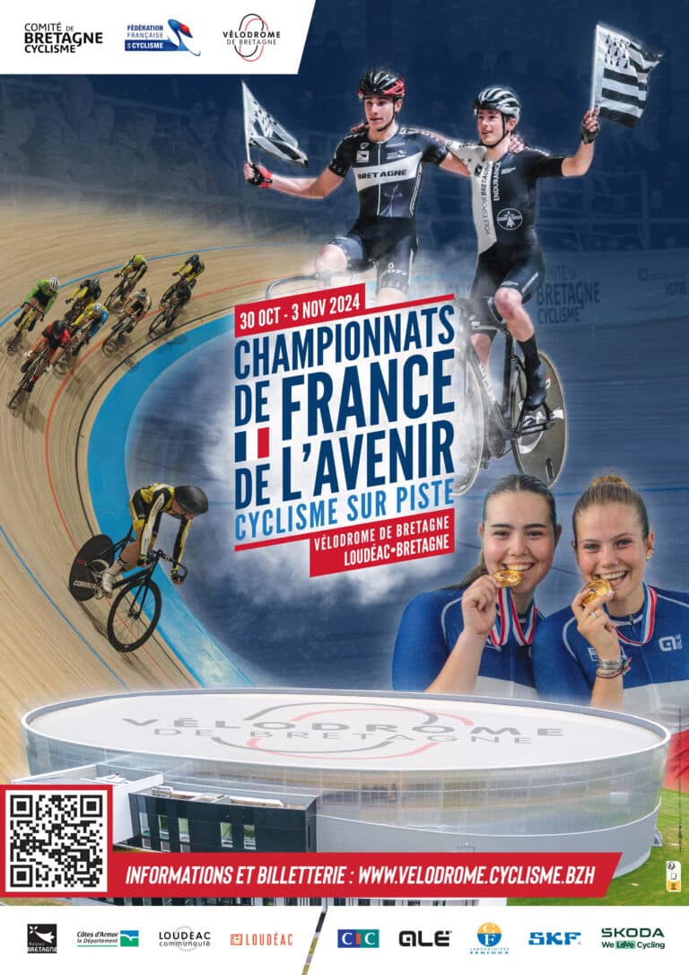 Réservez vos places pour les Championnats de France Piste de l’Avenir 🔵⚪🔴