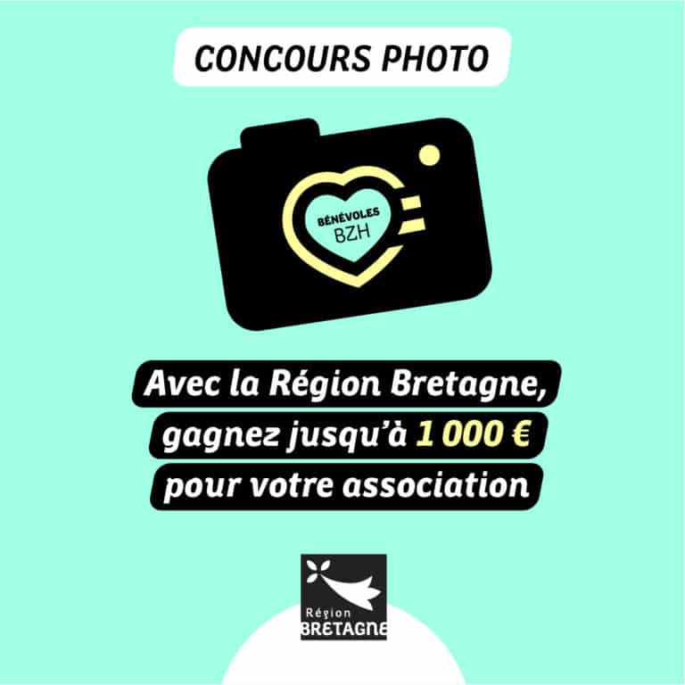 Lancement du Concours photo « Partagez votre joie d’être bénévole ! » organisé par la Région Bretagne